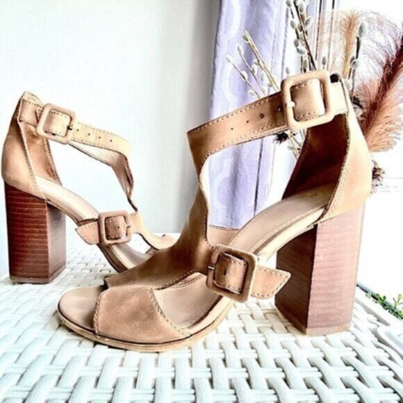 Aldo "Meygan" Genuine Leather Ankle Cutout Sandals US 7​ - Picture 15 of 15